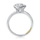 Classic Solitaire Bezel Oval Diamond Engagement Ring MECOV3006L/100