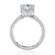 Solitaire Oval Diamond Engagement Ring with Quilts® Interior MECOV3052Q/409B