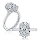 Solitaire Oval Diamond Engagement Ring with Quilts® Interior MECOV3052Q/409B