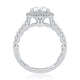 Pear Shaped Halo Diamond Engagement Ring MECPS2920Q/242