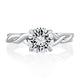 A.Jaffe Twisted Vine with Diamond Gallery Detail Solitaire Engagement Ring MECRD2398Q/160