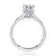 A.Jaffe Twisted Vine with Diamond Gallery Detail Solitaire Engagement Ring MECRD2398Q/160