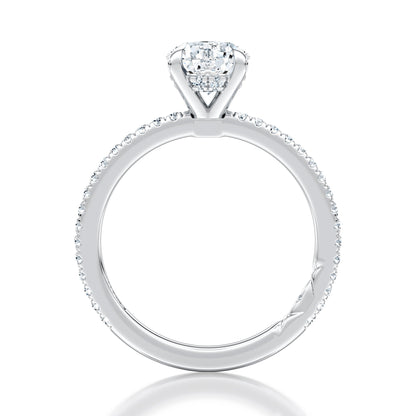 A.JAFFE A.JAFFE Quilted Engagement Rings MECRD2567 MECRD2567/124