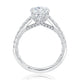 A.Jaffe Classic Diamond with Crossover Gallery Quilted Engagement Ring MECRD2772Q/199