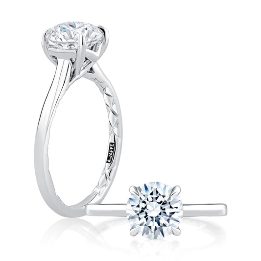 A.JAFFE A.JAFFE Quilted Engagement Rings MECRD2819Q MECRD2819Q/75