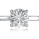 Solitaire Round Diamond Engagement Ring Petite Quilts™ MECRD2910L/200