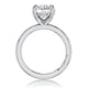 Solitaire Round Diamond Engagement Ring Petite Quilts™ MECRD2910L/200