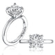 Solitaire Round Diamond Engagement Ring Petite Quilts™ MECRD2910L/200
