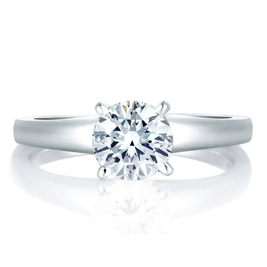 A.Jaffe Classic Four Prong Solitaire Diamond Engagement Ring MES032/00