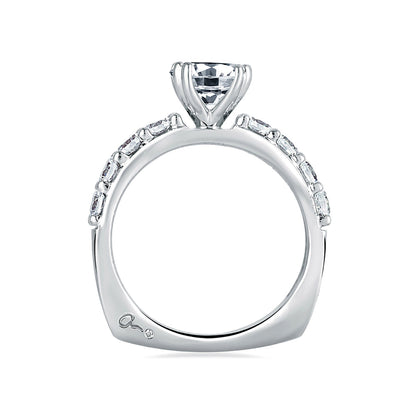 A.Jaffe Timeless Classic Shared Prong Diamond Engagement Ring MES078/40