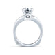 A.Jaffe Classic Princess Channel Set Diamond Engagement Ring MES161/148