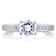 A.Jaffe Pave Bezel Set Diamond Engagement Ring MES336/123