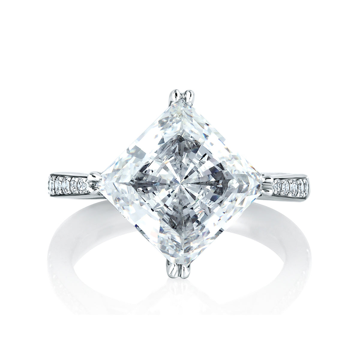 A.Jaffe Whimsical Cushion Engagement Ring MES420/334