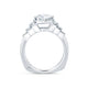 A.Jaffe Deco Vintage Step Diamond Engagement Ring MES642/115