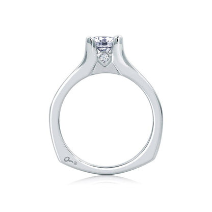 A.Jaffe Classic Channel Set Diamond Engagement Ring MES685/103