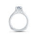 A.Jaffe Antique Inspired Pavé Diamond Quilted Engagement Ring MES738Q/94
