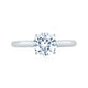 Cushion Shaped Diamond Halo Round Center Stone Diamond Engagement Ring MES837Q/131