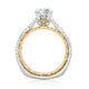 A.Jaffe Modern Royals Majestic Oval Diamond Quilted Engagement Ring MESOV2499Q/236