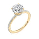 Michael M Hidden Halo Round Engagement Ring