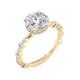 Michael M Hidden Halo Round Engagement Ring