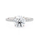 Michael M Hidden Halo Round Engagement Ring