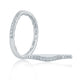 A.Jaffe Contoured Micro Pavé Diamond Quilted Wedding Band MR2025Q/16