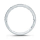 A.Jaffe Contoured Prong Set Diamond Quilted Wedding Band MR2043Q/20
