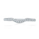 A.Jaffe Contoured Milgrain Diamond Quilted Wedding Band MR2052Q/13