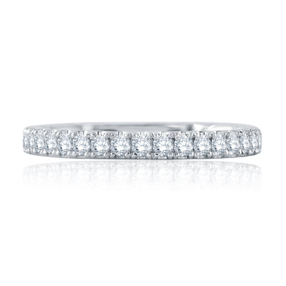 Three Quarters Diamond Pavé Band with Quilts® Interior MR2141Q/30