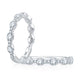 Floating Bubble Diamond Wedding Band with Quilted Interior MR2303Q/73