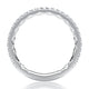 Delicate Three Quarters Diamond Wedding Band MRCRD2907Q/30