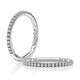 Delicate Three Quarters Diamond Wedding Band MRCRD2907Q/30