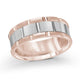 Malo Pink Gold Men's Wedding Band 8mm MRD-044-8P
