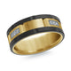 Malo 14K Men's Gold Diamond Wedding 8mm MRDA-162-8W