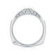 A. Jaffe Elegant Diamond & Diamond Profile Wedding Band MRS025/66