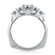 A.Jaffe Classic Five Stone Graduated Shared Prong Diamond Wedding Band MRS030/100