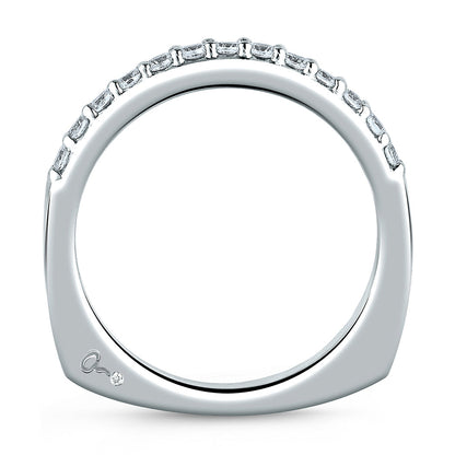 A.Jaffe Signature Shared Prong Set Diamond Wedding Band MRS057/26