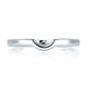 A.Jaffe Signature Contoured Solitaire Wedding Band MRS096/PL