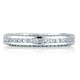 A. Jaffe Princess Cut Diamond Channel & Diamond Profile Wedding Band MRS446/81