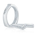 A.Jaffe Signature Channel Set Contoured Diamond Wedding Band MRS685/18