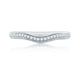 A.Jaffe Signature Contoured Shared Prong Set Diamond Wedding Band MRS692/14