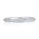 A.Jaffe Signature Delicate Twist Diamond Quilted Wedding Band MRS741Q/18