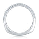 A.Jaffe Signature Micro Pavé Rollover Diamond Quilted Wedding Band MRS748Q/32