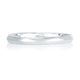 A.Jaffe Signature Delicate Knife Edge Solitaire Quilted Wedding Band MRS760Q/PL