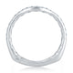 A.Jaffe Signature Contoured Milgrain Diamond Quilted Wedding Band MRS765Q/23