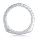 A.Jaffe Signature Delicate Diamond Quilted Wedding Band MRS772Q/25
