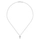 Gabriel & Co. NK2210W45JJ 14K White Gold Marquise Shaped Diamond Cross Necklace