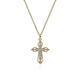 Gabriel & Co. NK2216Y45JJ 14K Yellow Gold Openwork Diamond Cross Necklace