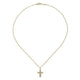 Gabriel & Co. NK2216Y45JJ 14K Yellow Gold Openwork Diamond Cross Necklace