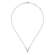 Gabriel & Co. NK4720W45JJ 14K White Gold Diamond Chevron Necklace